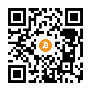 bitcoin:1HFJqjpvzzjY3DDuwfBcx9CTAD6FBXq5KK black Bitcoin QR code