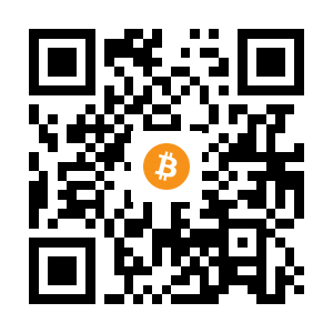 bitcoin:1HFov7hiZ67ThbTVSdfJH5WrXBjVrfwxn black Bitcoin QR code