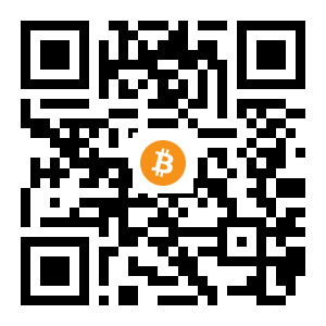 bitcoin:1HGLie86GMhNrMVd12dbrCoCujZAraBFGk black Bitcoin QR code