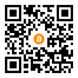 bitcoin:1HGVvee72tmr7AoZinTc3ANUnh74u9gEzY black Bitcoin QR code