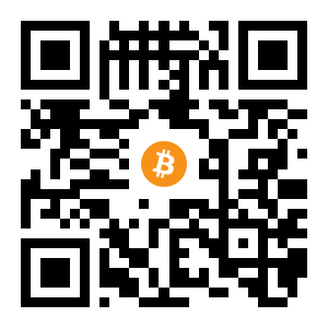 bitcoin:1HGoFWs52gWxYmvarrriCSDMuGUswppKXj black Bitcoin QR code