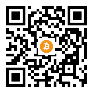 bitcoin:1HGuHxHQ3FsDzJbfx1voSFtSXsdwrqzqLC black Bitcoin QR code