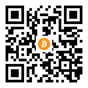 bitcoin:1HHfRyn9JHTwWDtBg8fDcP6YnFY8Z4V41w black Bitcoin QR code