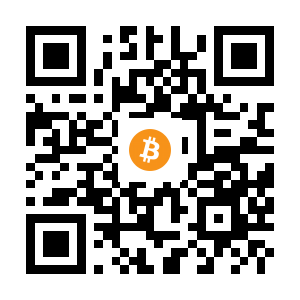 bitcoin:1HHqi2uAY2GBLeYGzRhVhwJ8yfLmEx9QFx black Bitcoin QR code