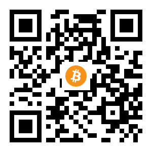 bitcoin:1HK3dX3WTasHE85SbaJvG1728WeN8mfbqV black Bitcoin QR code