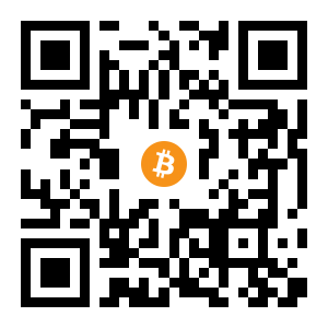bitcoin:1HKGH7X6LdHR7n87WGS1ABUsW674RSSkzR black Bitcoin QR code