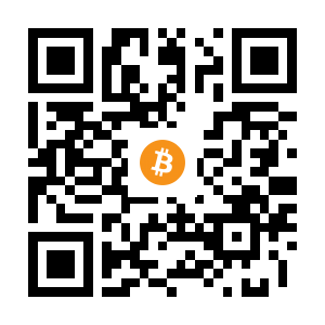 bitcoin:1HKJYMLWHhLgDrQAUPqccCkvU49tqArAJ9 black Bitcoin QR code