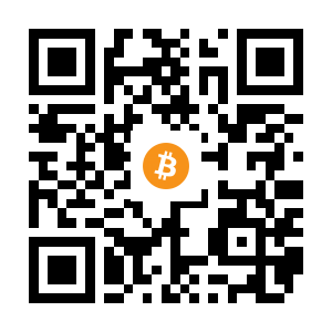 bitcoin:1HKbzUnXLtQqMbPAvMKU7fPAwBtFonqDxZ black Bitcoin QR code