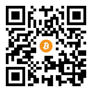 bitcoin:1HKoSqBquzpXZVQihDuoAUkqFmekoE6zU5 black Bitcoin QR code