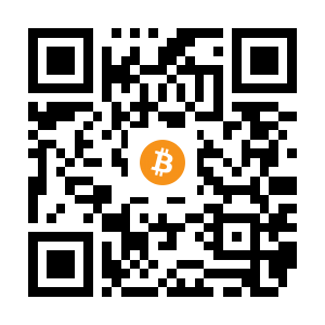 bitcoin:1HKpXSafLVZhudohdHM1L6hKm9NeiY1NHY black Bitcoin QR code