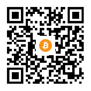 bitcoin:1HKqF5Ts19xfoEpDWAwL8Uecq2YBnV8YC1 black Bitcoin QR code