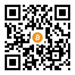 bitcoin:1HKxy22VNaJ4j58BsWkUBQTSZdXh87j8ga black Bitcoin QR code