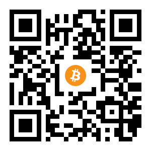 bitcoin:1HLCwfVDTXU73nHZnoCSfGxyyQEbEHEKsf black Bitcoin QR code