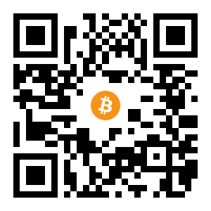 bitcoin:1HLGSGFWqhJA7K8cYT1J6ZWigmKc131fXM black Bitcoin QR code
