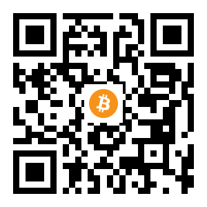 bitcoin:1HMiTpqucW4yuC7bhE1zyAgE1MaCNsJxxb black Bitcoin QR code