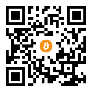 bitcoin:1HN5GnVv7FhHN1Q8GEjtojvMPo8nHEyGm8 black Bitcoin QR code