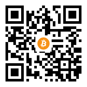 bitcoin:1HN6ydwmrEVHBQL2o3vojjFKXstJeC4Rp9 black Bitcoin QR code