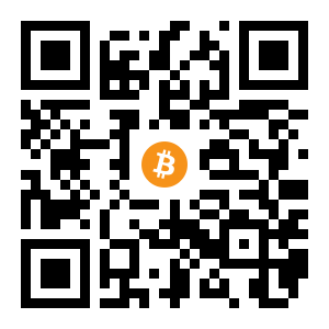 bitcoin:1HNzfBvT9cfygrP41aFjpEFPLmLjEySjBN black Bitcoin QR code