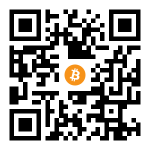 bitcoin:1HP2euEL3Rf1WctdyDiFTN4FRM6zh2KSyu black Bitcoin QR code