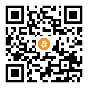 bitcoin:1HP6m7D3KUQAcCr6ngG2fPtDdTqCv7kZv black Bitcoin QR code