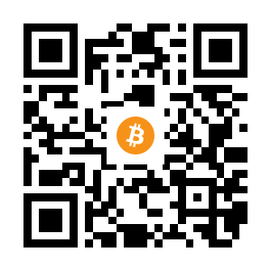 bitcoin:1HP8CB1t6Ng4dFMnTQAmvd8vRGS5mHXYNX black Bitcoin QR code