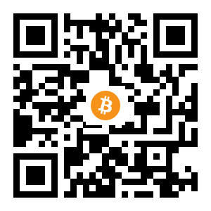 bitcoin:1HP9dP6SWU3vGjRGNosN6gHCzzizxF36Ms black Bitcoin QR code