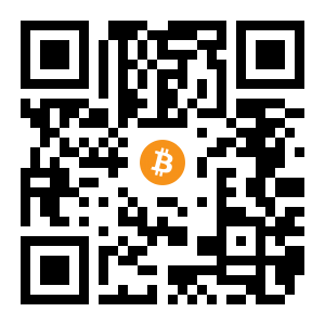 bitcoin:1HPTs4FfKeTpuontdrYPNgKN5kasGMVyLZ black Bitcoin QR code