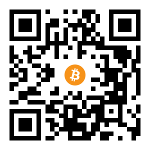 bitcoin:1HPnJpAqfnj1gcnoVYKDGzaUzoiENnX4Ke black Bitcoin QR code