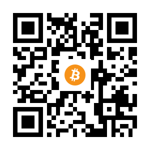 bitcoin:1HQpzVdqt9f7btcuFvW2NGz4UiRH2dFK6h black Bitcoin QR code