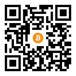 bitcoin:1HRAbDa7w9zxSQkpA1p8VpTaSze7BfvY56 black Bitcoin QR code