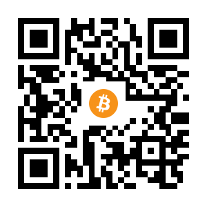 bitcoin:1HRrCgLMJhDZG47N18DM5EGMrbXFftJNW black Bitcoin QR code