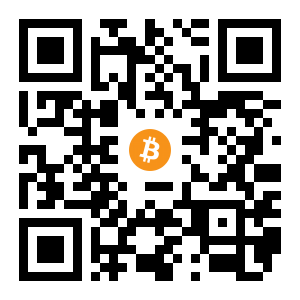 bitcoin:1HS8i7yiFxiwkFyRGdp6wTYKajpf58BYdN black Bitcoin QR code