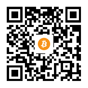 bitcoin:1HSNQNsLRA7bsaDNCfkjWHFuJ9rXHgX6j8 black Bitcoin QR code