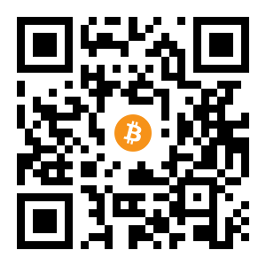 bitcoin:1HSgbPU1RSiHWx48H9s3KjPWNgRqmhLPGW black Bitcoin QR code