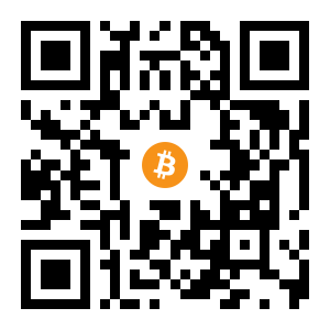 bitcoin:1HT36JaCNmwNSPf7ypDueHkAaYWA8MwQhb black Bitcoin QR code