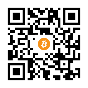 bitcoin:1HTWHVkqW8Epc925TJ4ftvxUrwJ1D5LDLU black Bitcoin QR code