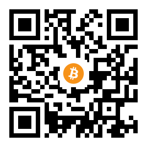 bitcoin:1HTYpGXHYnSTkNLBynHc8NnLfSCjv2LMrd black Bitcoin QR code