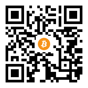 bitcoin:1HTgdnisBpWqattBjxn9L3SXZz1uNriwdK black Bitcoin QR code