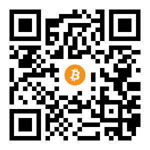 bitcoin:1HTr8RDcQMABcwvqyrdxM2bBJnNrvknB1f black Bitcoin QR code