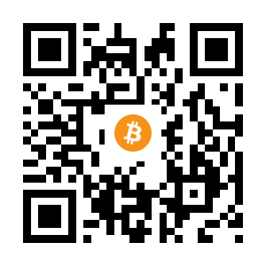 bitcoin:1HTybLfsVgWi4LLrUBvus7F9LS26xFAsoH black Bitcoin QR code