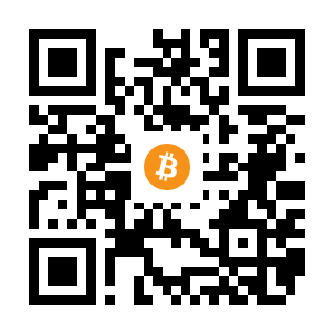 bitcoin:1HUFQLz2yLGENwarNLGZLgjBnnRWo9rAKX black Bitcoin QR code