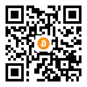 bitcoin:1HUfrmxa37qiVbDyvq1mpqHQt8SpG8gShJ black Bitcoin QR code