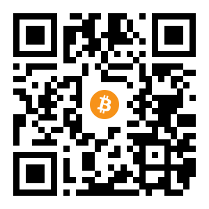 bitcoin:1HUkp3nXnn7qRHXm6qDEo1ciMU2UHK4vPh black Bitcoin QR code