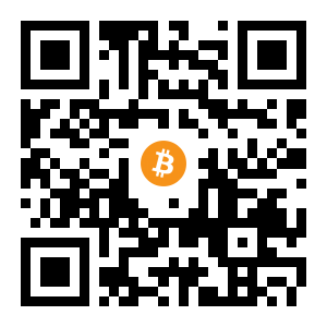 bitcoin:1HV6xY2e3o94XoXL3CmWA6sKGTeiMRcHvr black Bitcoin QR code