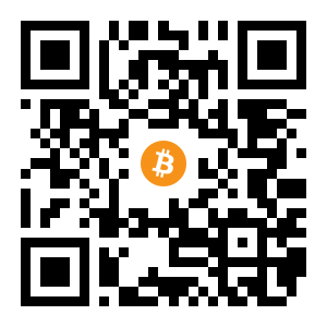 bitcoin:1HVut4Frkj3GqiAJzzkK6e1t8LDG4pftXp black Bitcoin QR code
