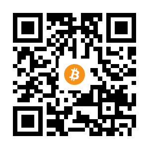 bitcoin:1HWQq1zjkYTfUhms8S9jrevLF31QjhPkF6 black Bitcoin QR code