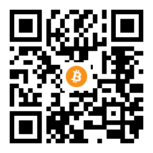 bitcoin:1HWU1MzSvi4QyqnFj3qUyHPiBBeryVJwyY black Bitcoin QR code