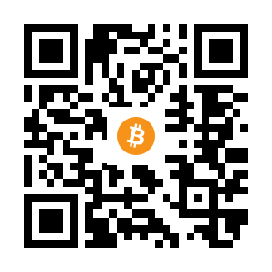 bitcoin:1HWuQ7pqPGdwq1DftmmqZirtb2e9naCx5 black Bitcoin QR code