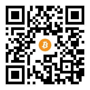 bitcoin:1HX44mJDXJooE1wrXtdrf16LdFY7wamu6f black Bitcoin QR code