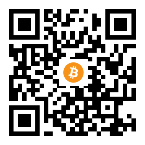 bitcoin:1HYN1hN3UZhM3qAcgxKMp2Kn1SCajo5Eqd black Bitcoin QR code